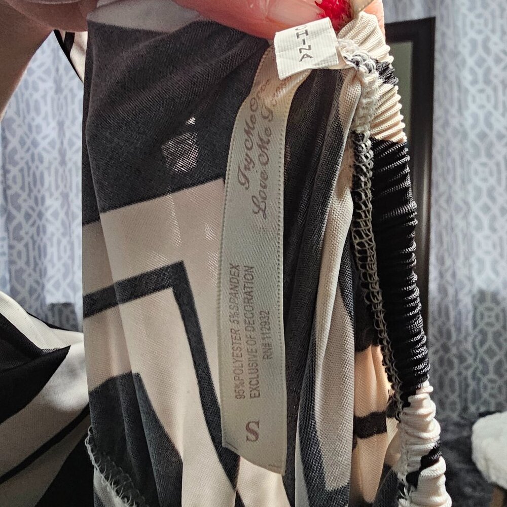 CristinaLove Chevron Maxi Dress – Size S - Picture 6 of 6